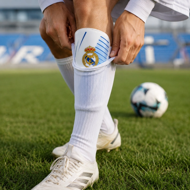 CANILLERAS FUTBOL REAL MADRID DRB LICENCIA OFICIAL - 6