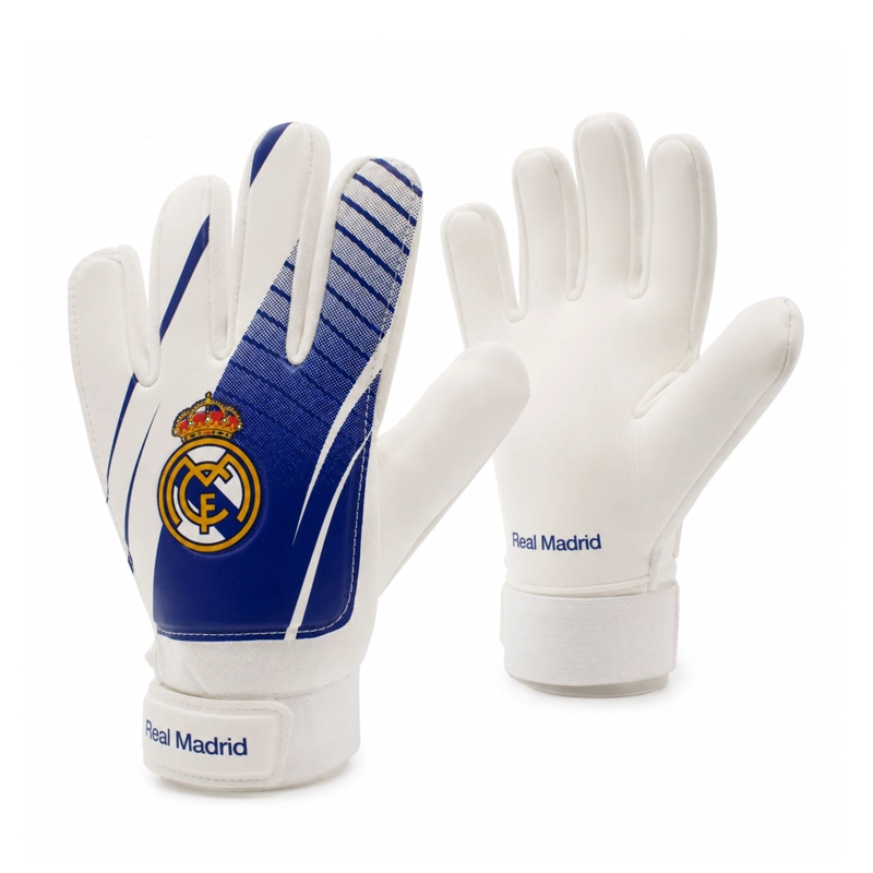 GUANTES ARQUERO NINO REAL MADRID DRB LICENCIA OFICIAL - 8