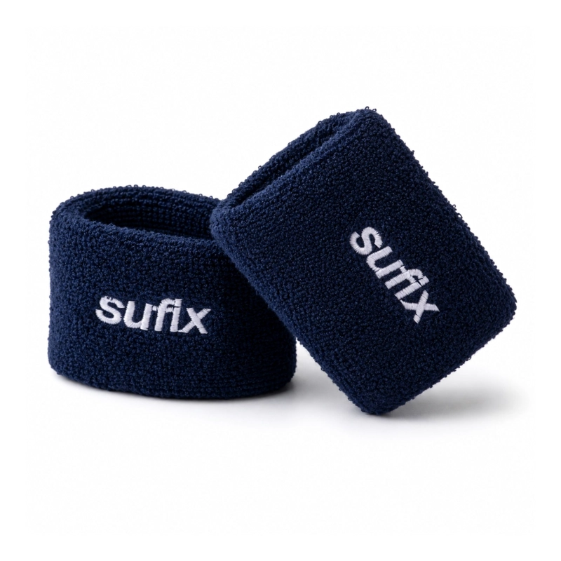 MUÑEQUERAS DEPORTIVAS ALGODON SUFIX TENIS PADEL SUDOR PAR - 2