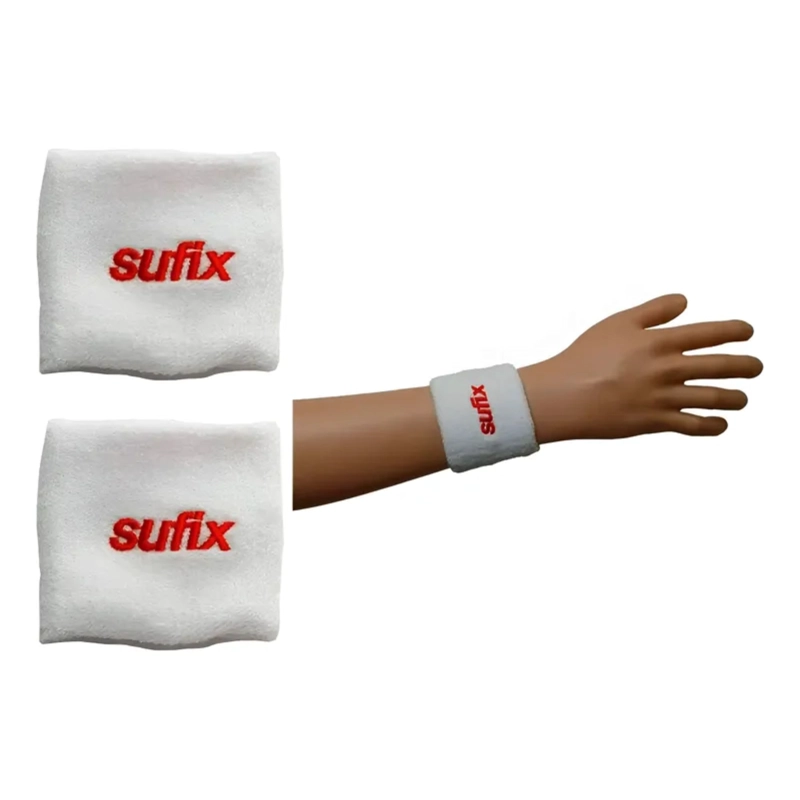 MUÑEQUERAS DEPORTIVAS ALGODON SUFIX TENIS PADEL SUDOR PAR - 2