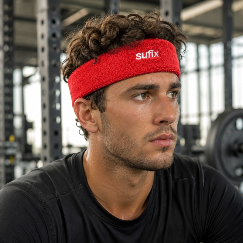 CINTILLO DEPORTIVO SUFIX ALGODON SUDOR PELO RUNNING TENIS - 4