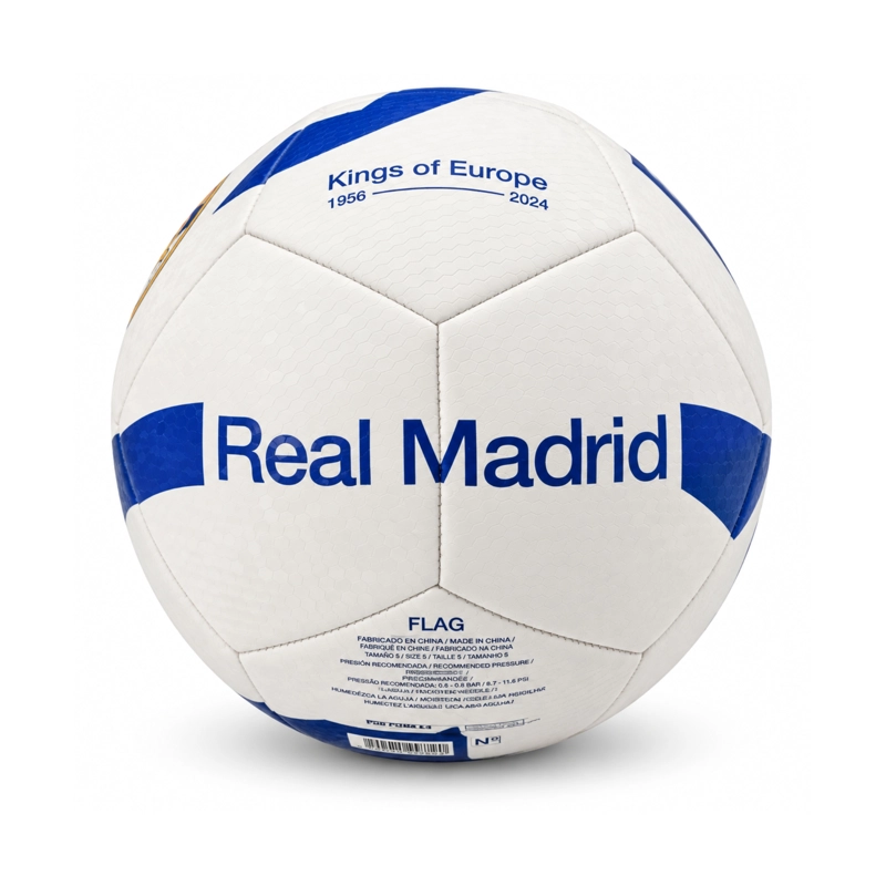 BALON FUTBOL DRB REAL MADRID FLAG BLANCO N°5 - 2