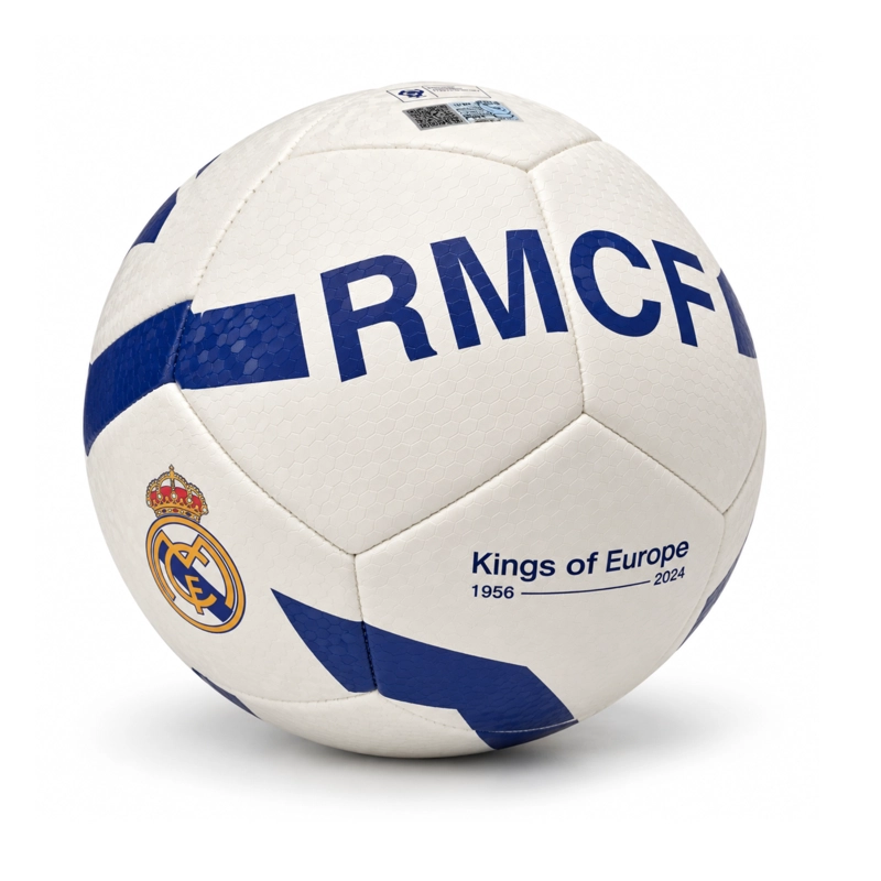 BALON FUTBOL DRB REAL MADRID FLAG BLANCO N°5 - 3