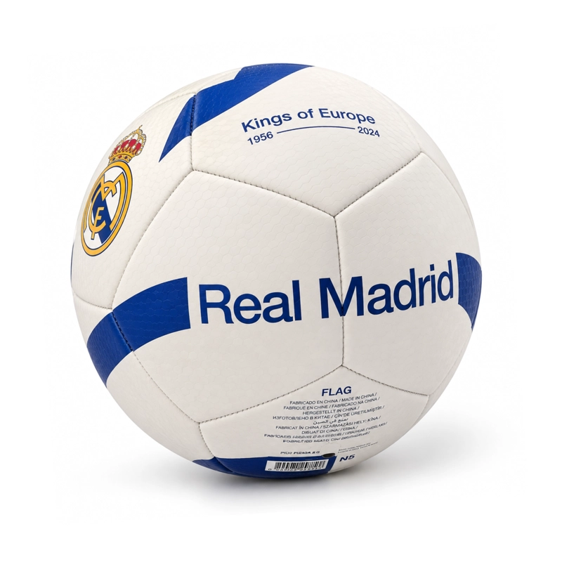 BALON FUTBOL DRB REAL MADRID FLAG BLANCO N°5 - 9