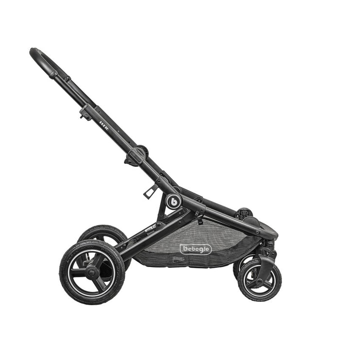 COCHE BEBEGLO RS-13310-2 DOBLE DUETO NEGRO - 7