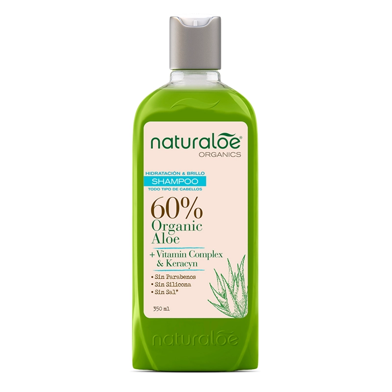 PACK X3 SHAMPOO CABELLO NATURALOE HIDRATACIÓN Y BRILLO 350 ML - 2