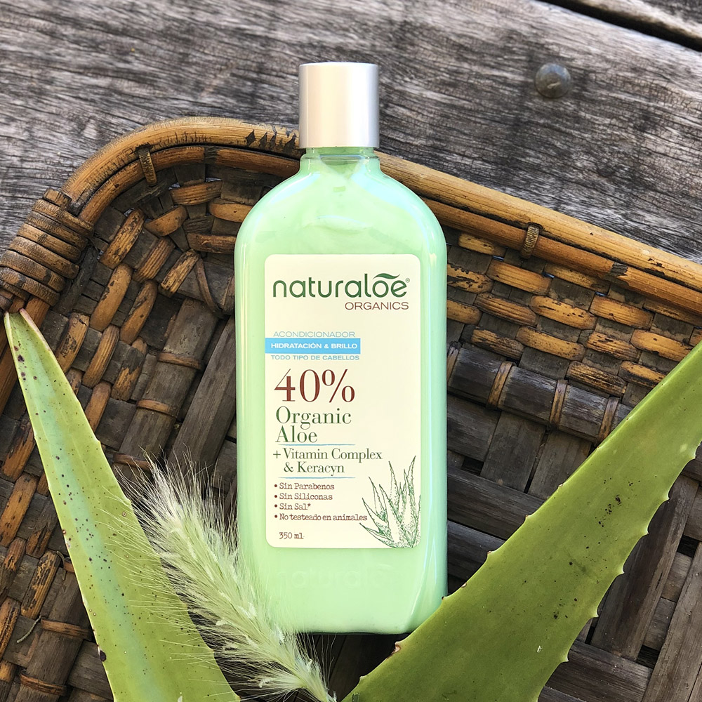 TRATAMIENTO CAPILAR NATURALOE SHAMPOO + ACONDICIONADOR HIDRATACIÓN Y BRILLO 350 ML - 5