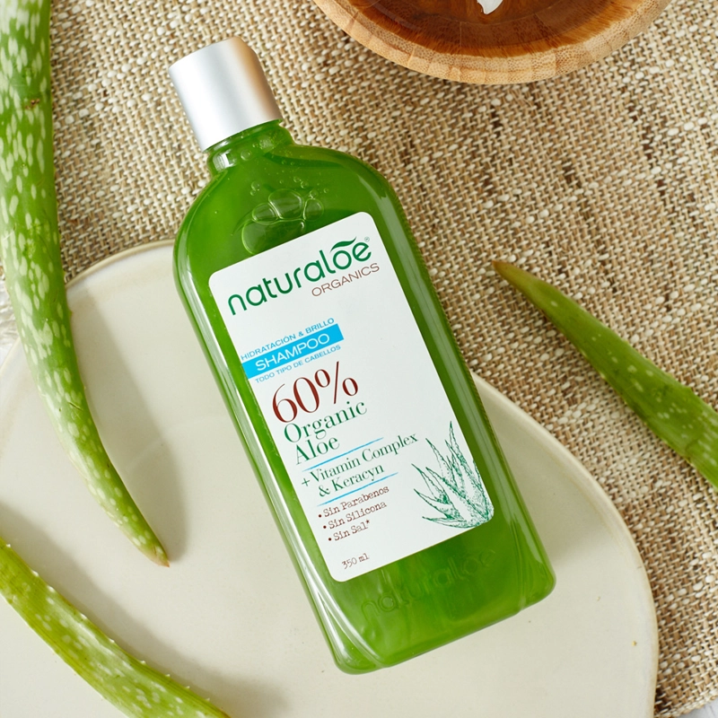 SHAMPOO CABELLO NATURALOE 350 ML PACK 6 HIDRATACIÓN Y BRILLO - 4