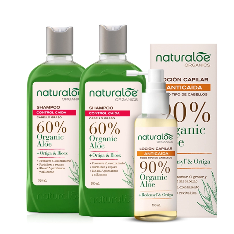 SET 2 SHAMPOO CONT CAIDA NORMAL A GRASO + 1 LOCION ANTICAIDA