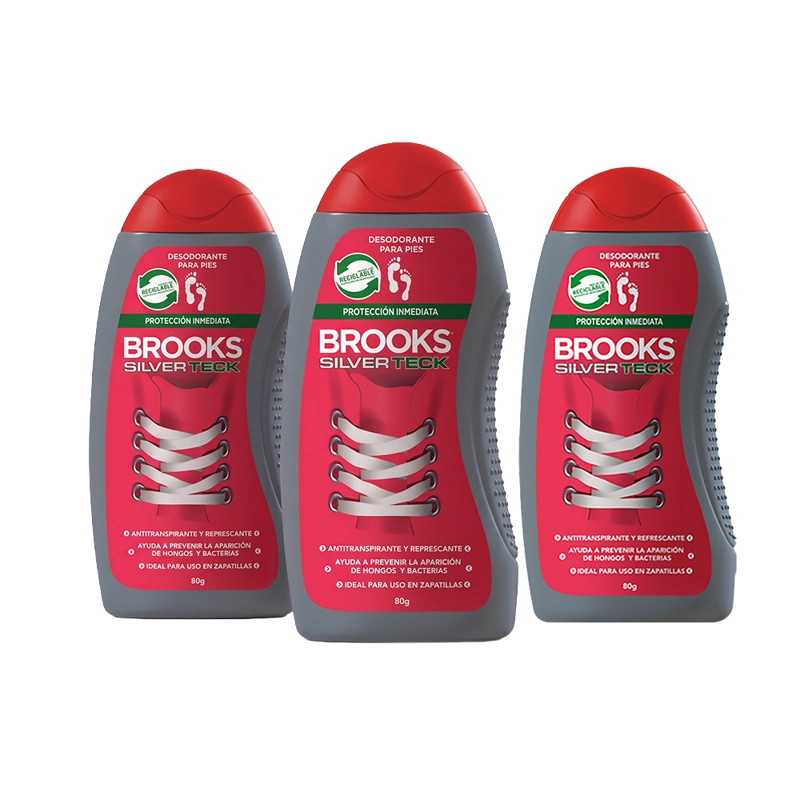 BROOKS SET X3 TALCO ZAPATILLAS Y PIES 80GR - 1