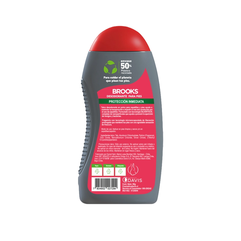 BROOKS SET X3 TALCO ZAPATILLAS Y PIES 80GR - 3