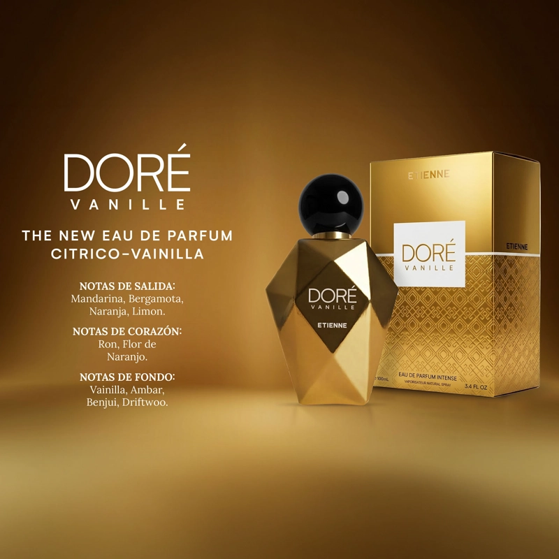 ETIENNE EAU DE PARFUM DORE  VANILLE 100ML - 4