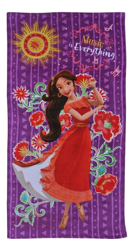TOALLA PLAYA 70X140 DISNEY-ELENA AVALOR MUSIC, 814133 - 1