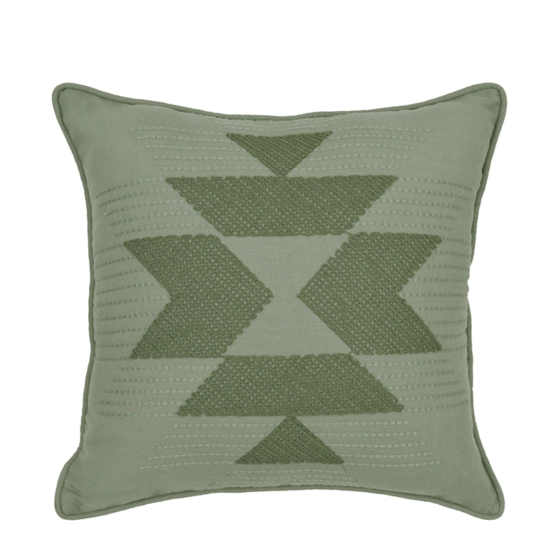 Cojin palmas bordado 40x40 cm - 1