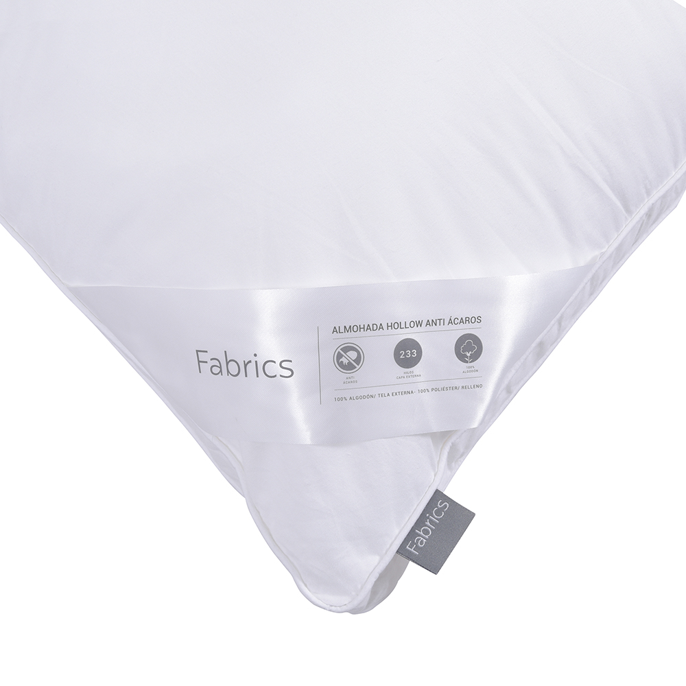 ALMOHADA FABRICS SINT 90 X 50 CM ALGODÓN BLANCO - 2