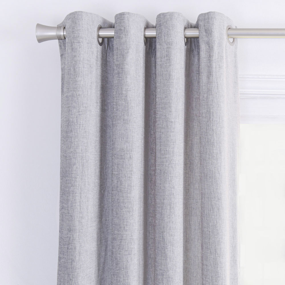 Cortina Chenille 140x220 Gris - 1