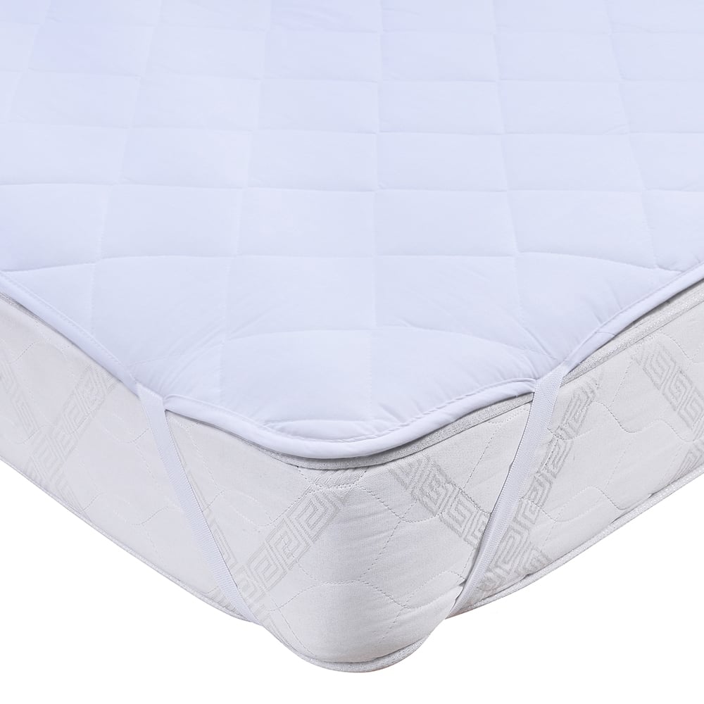 CUBRECOLCHON IMPER. MASHINI 2 PLAZAS EN COLOR BLANCO - 1