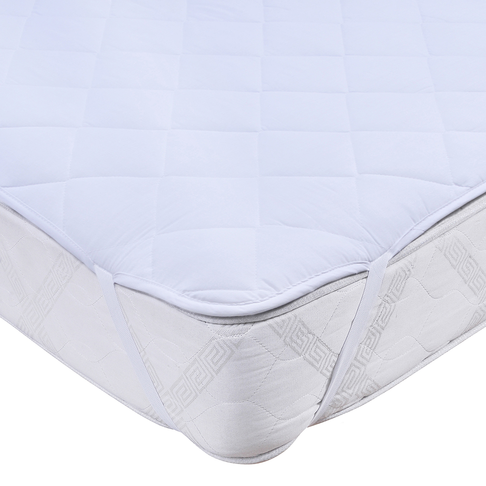 CUBRECOLCHON IMPER. MASHINI KING EN COLOR BLANCO - 1