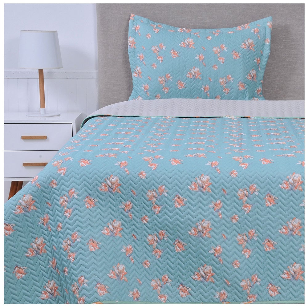 QUILT MASHINI 1.5 PLAZA MULTICOLOR ESTAMPADO MF EST. BARRAQUITAS - 1