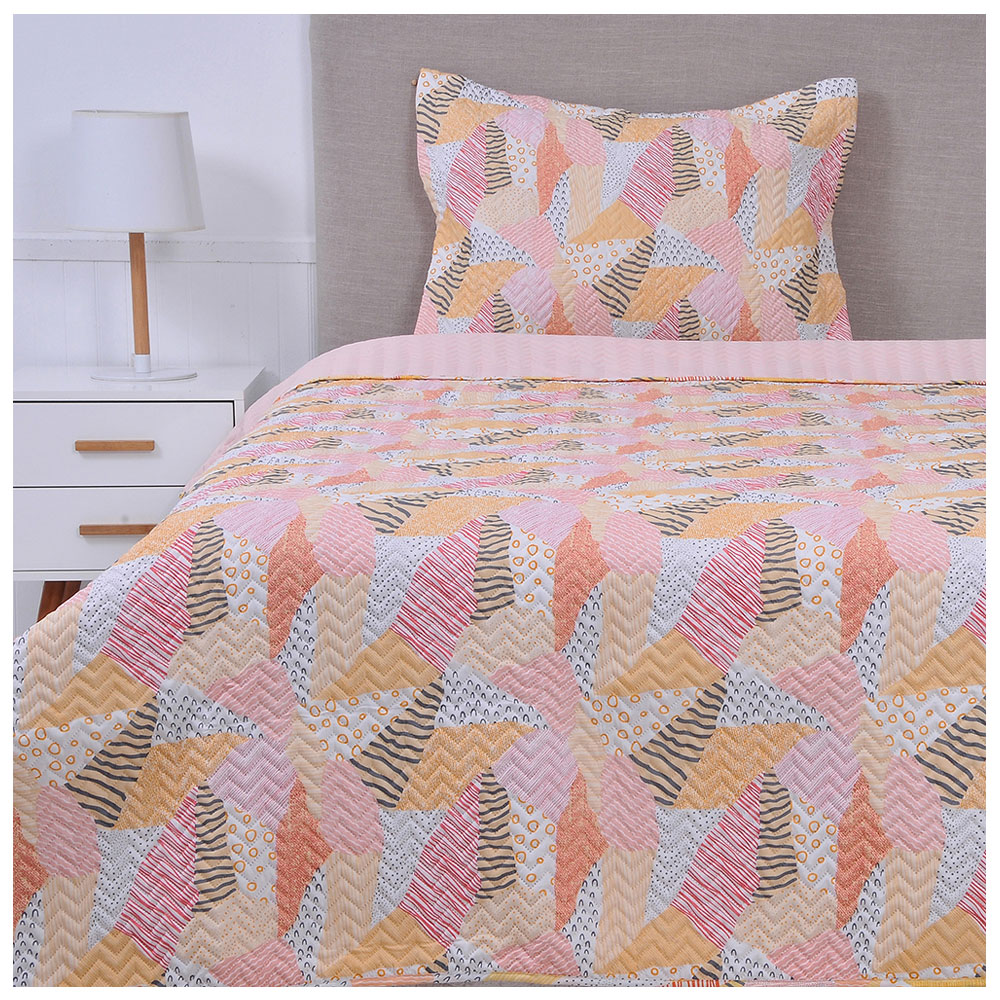QUILT MASHINI 1.5 PLAZA MULTICOLOR ESTAMPADO MF EST. CAYEY - 1