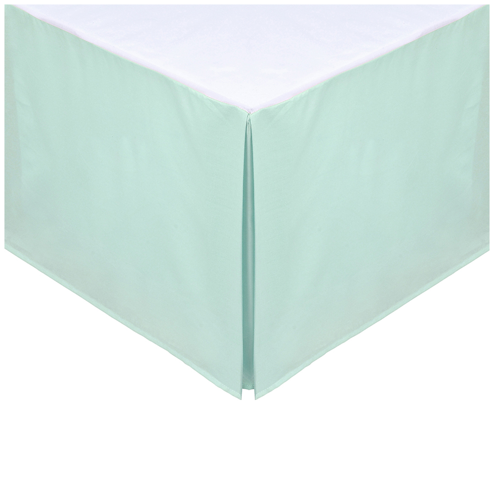 FALDÓN MASHINI KING 144 HILOS VERDE MILITAR LISO - 1