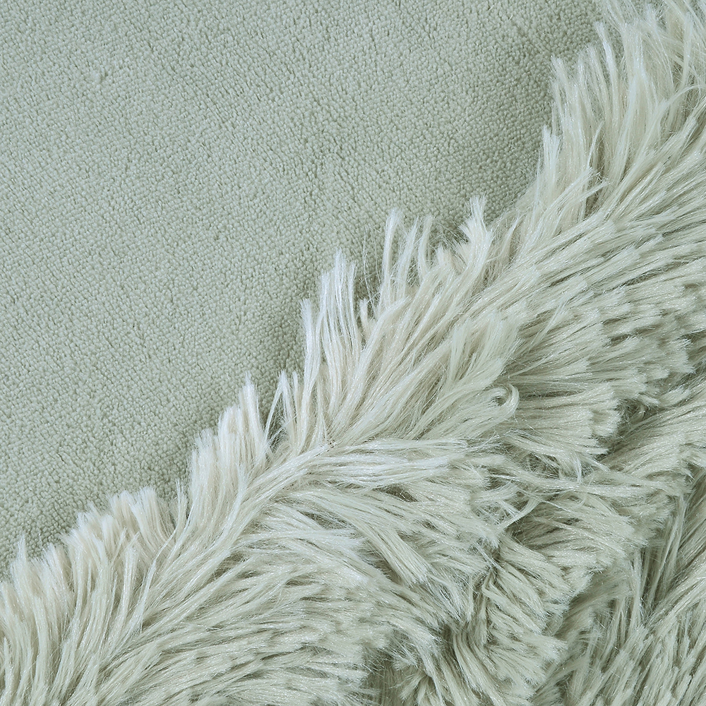 MANTA SHAGGY 127X152 CMS VERDE - 2