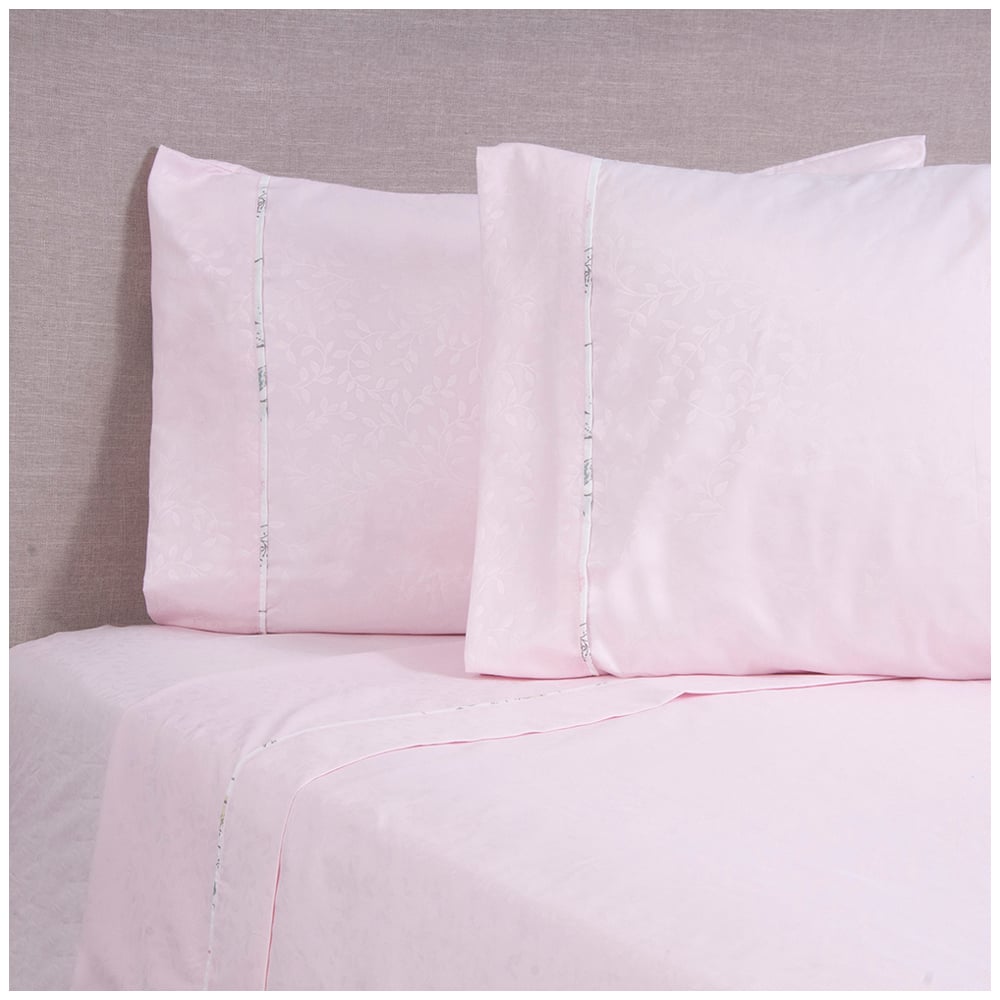 SABANA EMBOSS KING ROSADO HERBAL - 1