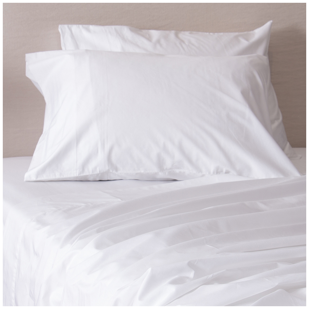 SABANAS 300 HILOS KING EN COLOR BLANCO - 1