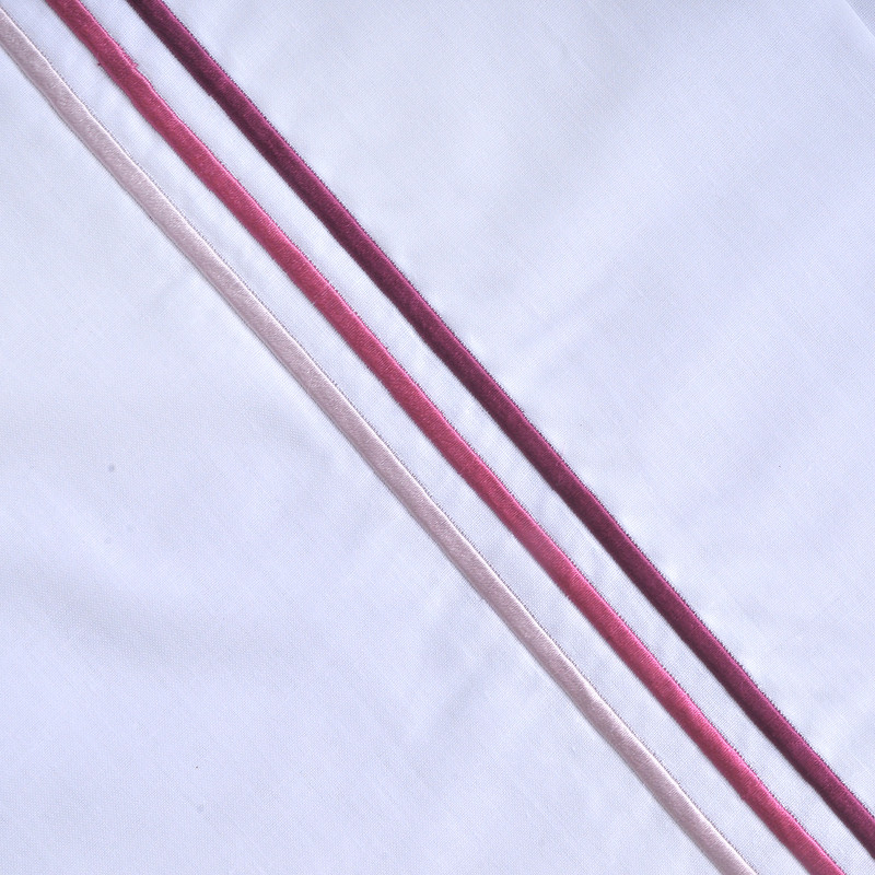 SÁBANAS MASHINI LINE SUPERKING 144 HILOS ROSADO BORDADAS BRODERIE - 2