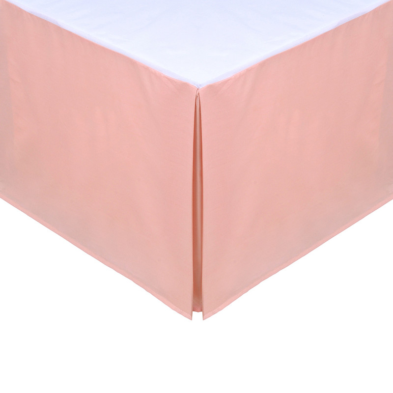 FALDÓN MASHINI 1.5 PLAZAS 144 HILOS CORAL LISO - 1
