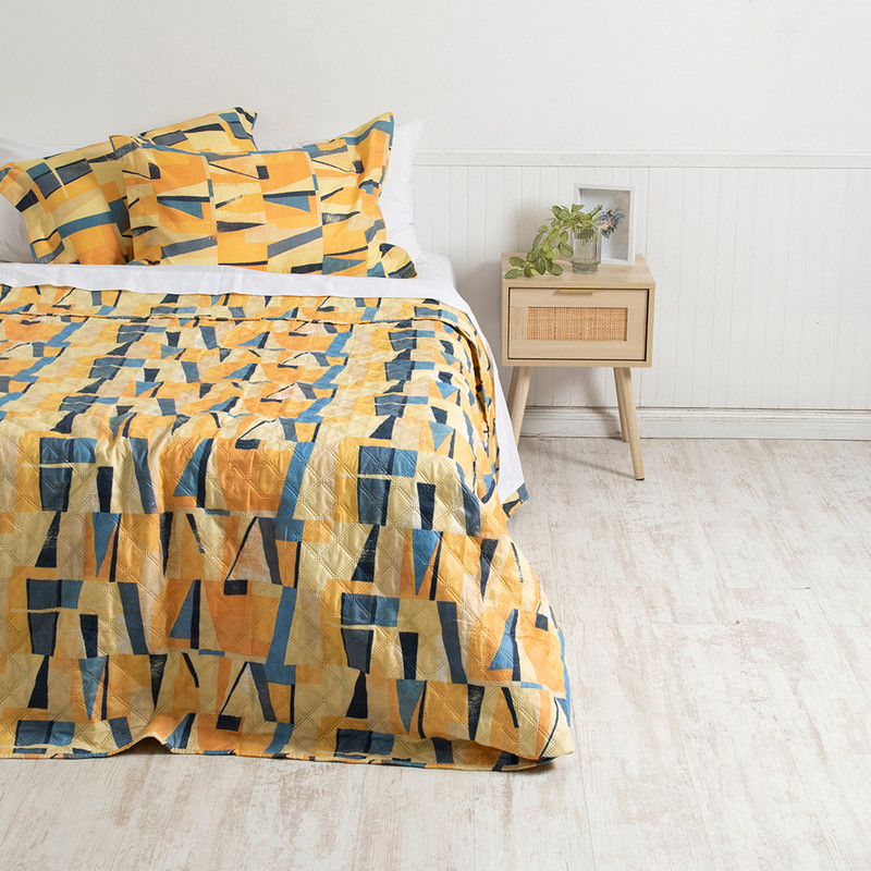 CUBRECAMA QUILT CORDOBA ESTAMPADO KING KAILUA - 1
