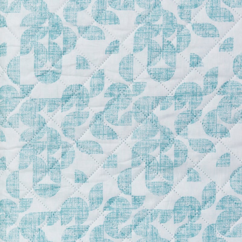 CUBRECAMA QUILT 1.5 P PORTUGAL ESTAMPADO-LISO ABSTRACTO - 2
