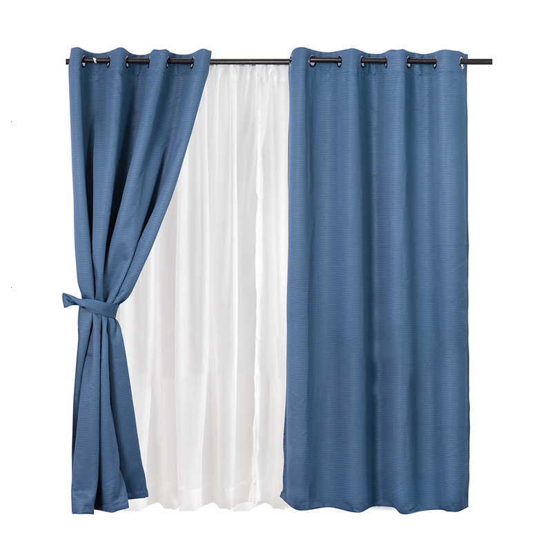 SET CORTINA BLACKOUTEMB. 8PZAS ARG. 140X220 AZUL FRUTILLAR - 1