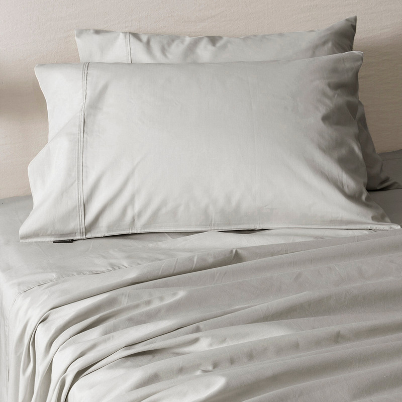 SABANA 180 HILOS  KING LIGHT GRAY - 1