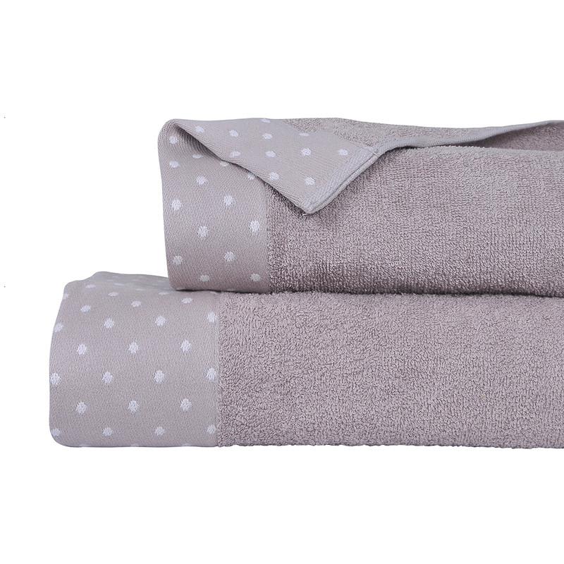 SET 2 TOALLAS ELITE 450 GRAMOS TAUPE - 1