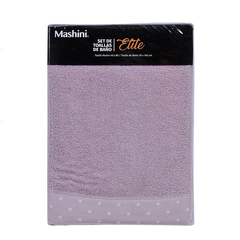 SET 2 TOALLAS ELITE 450 GRAMOS LILA - 3