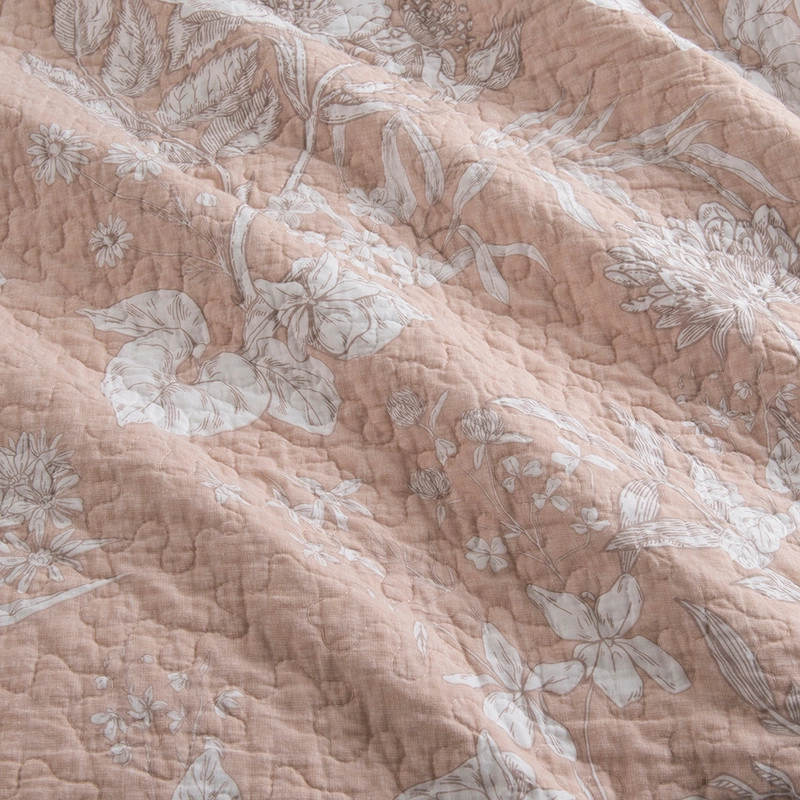 CUBRECAMA ESTAMPADO SUPER KING PRADO BEIGE - 3