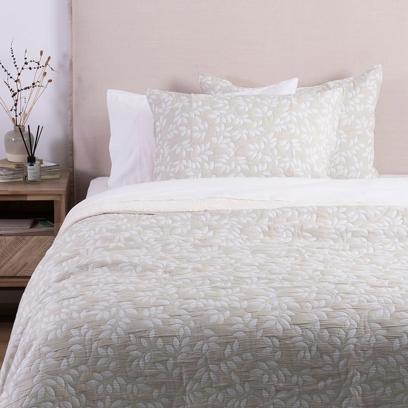 CUBRECAMA SHERPA SUPER KING GARDEN BEIGE - 2
