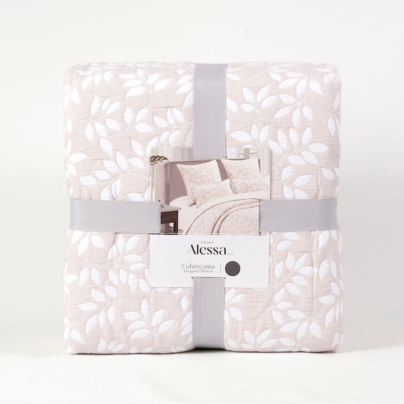 CUBRECAMA SHERPA SUPER KING GARDEN BEIGE - 4