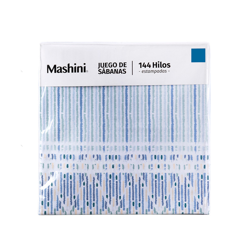 SABANA 144 HILOS ESTAMPADA 1.5 P SABINA - 5