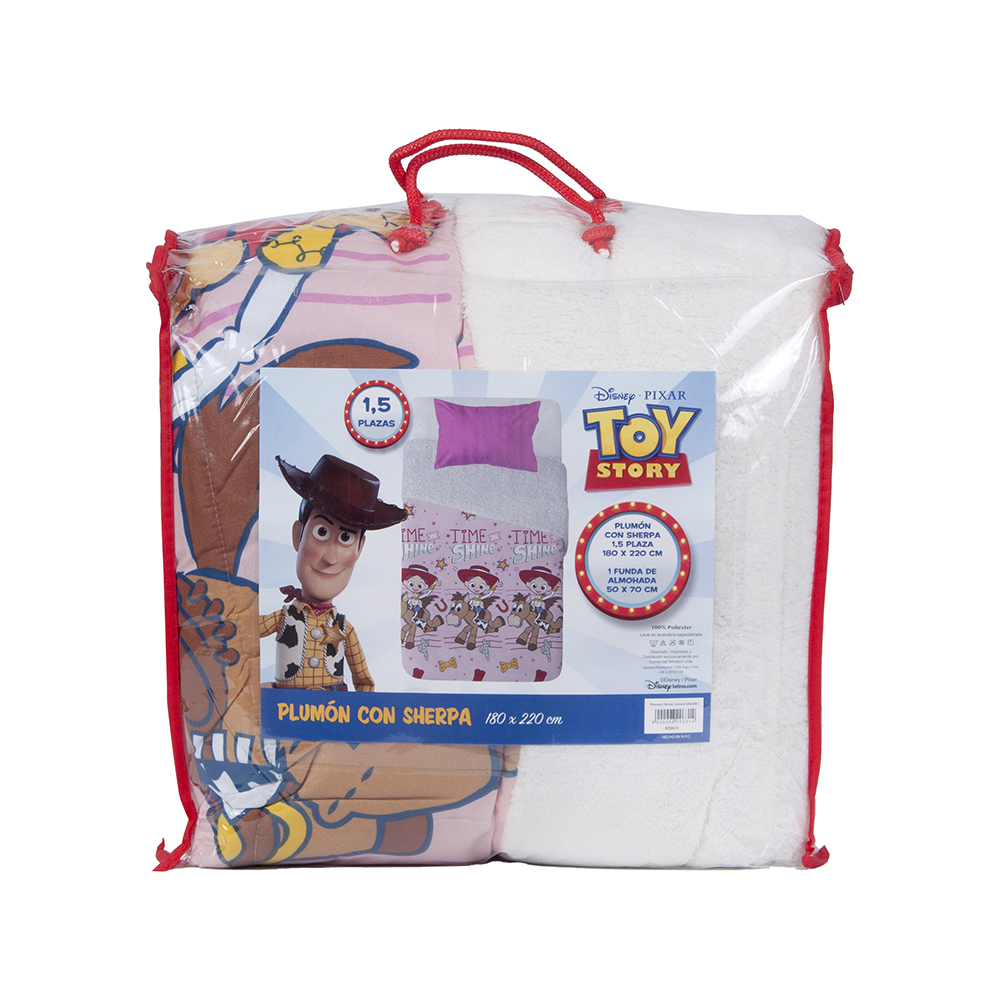 PLUMON SHERPA 1.5 PLAZAS TOY STORY COW GIRL - 3