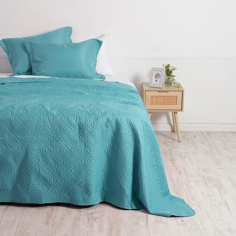 CUBRECAMA QUILT CORDOBA LISA  2P CALYPSO - 1