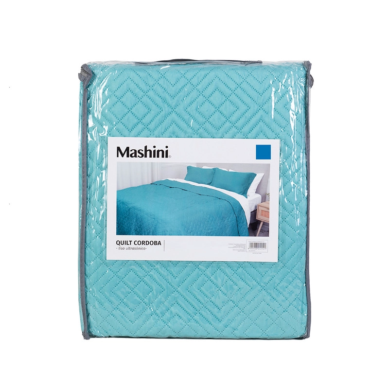CUBRECAMA QUILT CORDOBA LISA  2P CALYPSO - 5