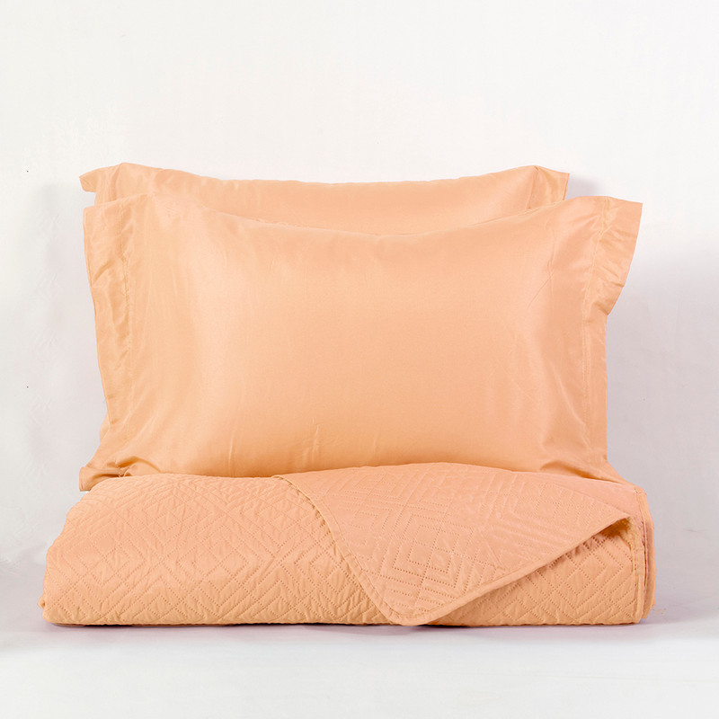 CUBRECAMA QUILT CORDOBA LISA  2P CORAL - 4