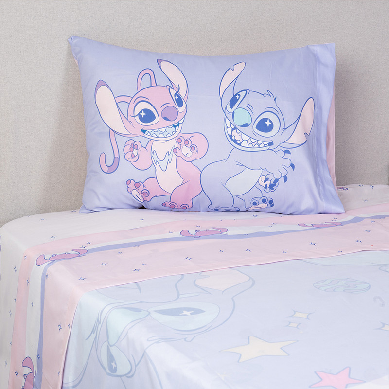 SÁBANAS DISNEY STITCH GALAXY 1.5 PLAZAS MULTICOLOR ESTAMPADO - 1