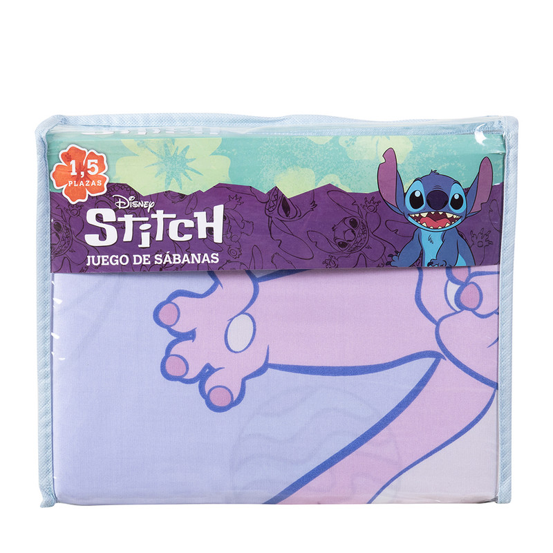 SÁBANAS DISNEY STITCH GALAXY 1.5 PLAZAS MULTICOLOR ESTAMPADO - 3