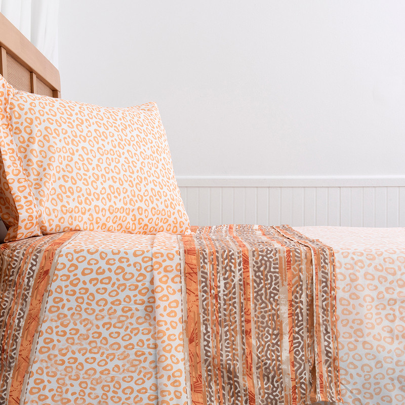 SÁBANAS PLUMETTI TAMARINDO 1.5 PLAZAS MULTICOLOR ESTAMPADA - 2