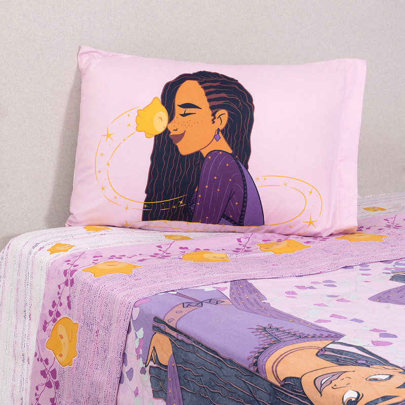 SÁBANAS DISNEY WISH ASHA 1.5 PLAZAS MULTICOLOR ESTAMPADO - 1