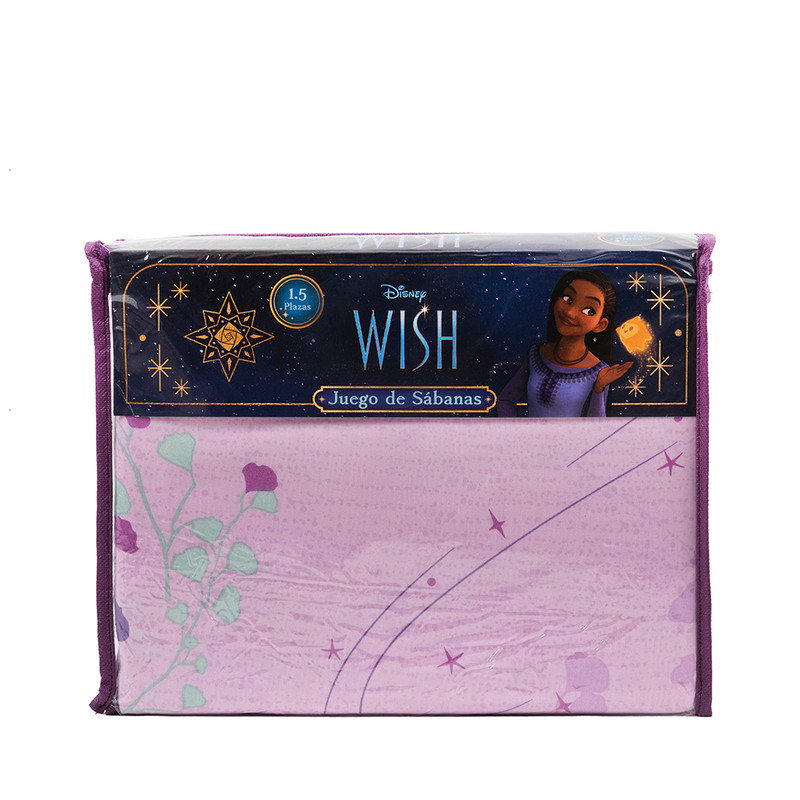 SÁBANAS DISNEY WISH ASHA 1.5 PLAZAS MULTICOLOR ESTAMPADO - 3