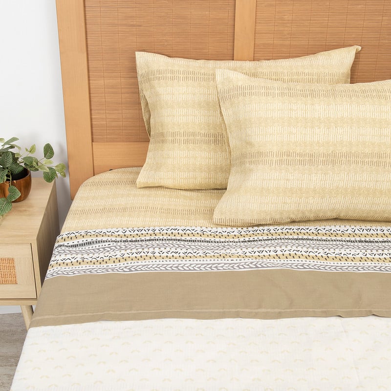 SABANA ESTAMPADA 144 HILOS KING CHINCOL - 1